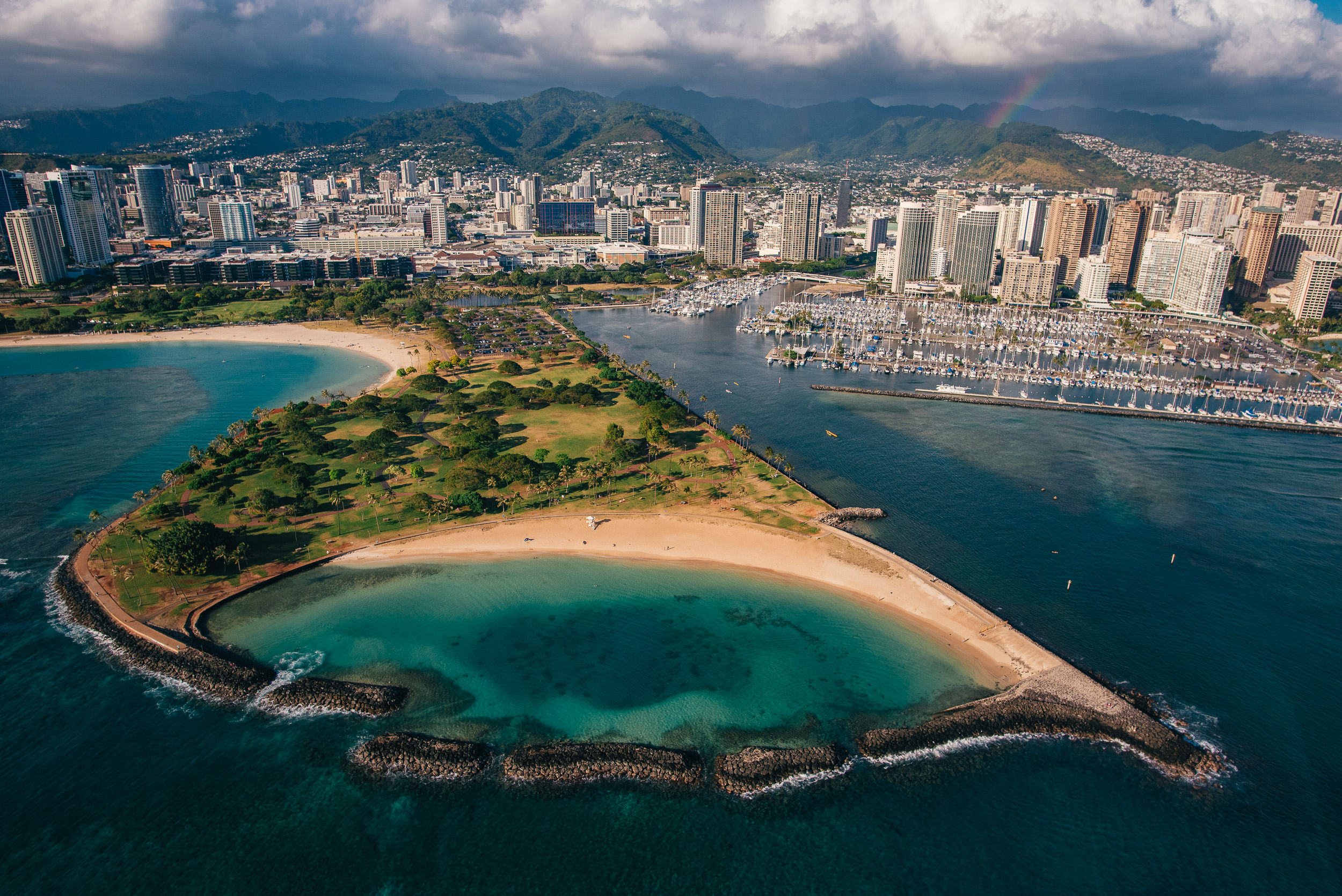 magic island in late afternoon